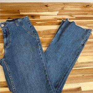 We The Free Straight Leg Blue Jeans